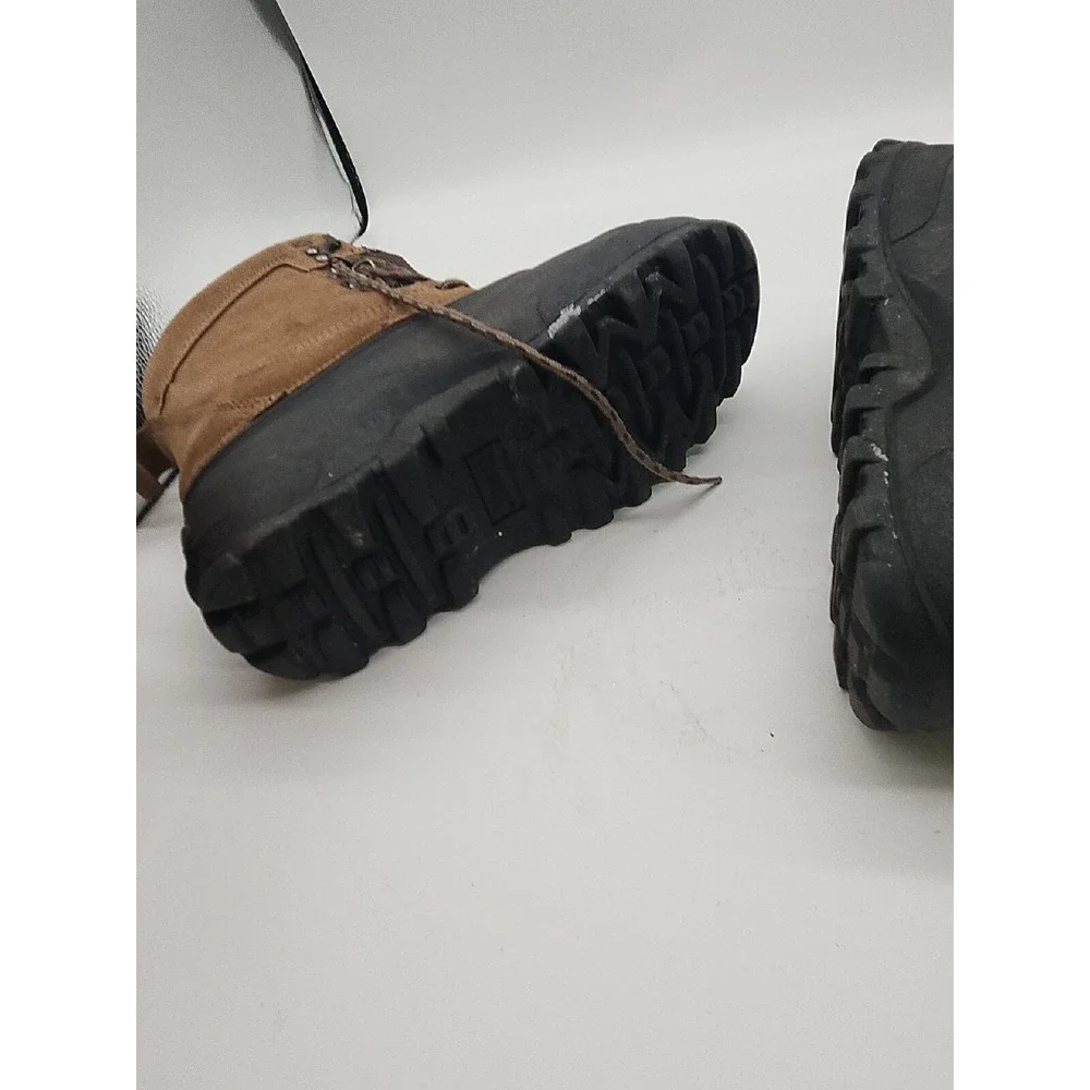 Ranger Thermolite Winter Boots Mens 8 Brown Suede Rubber Duck Snow Insulated